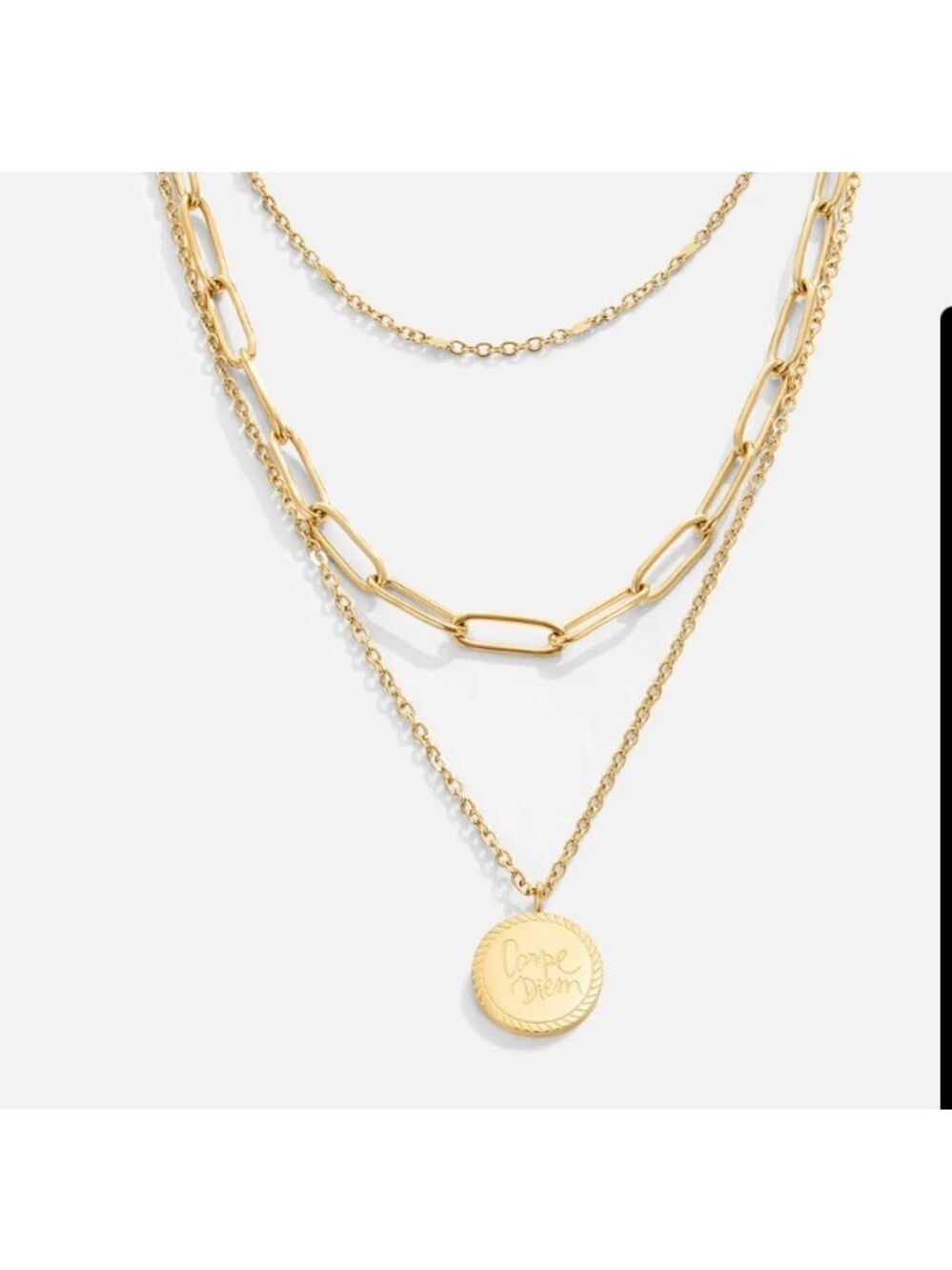 Geya Coin Layered Necklace